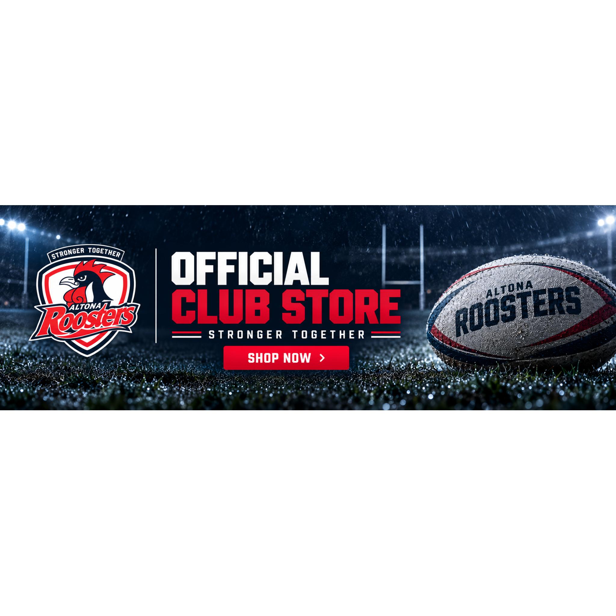 official altona roosters club store — stronger together