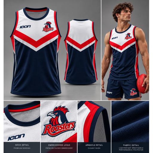Altona Roosters Rugby Club - Training Singlet